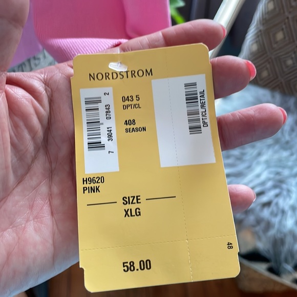 Lisa International pink long sleeved top with embellished collar - Picture 9 of 12